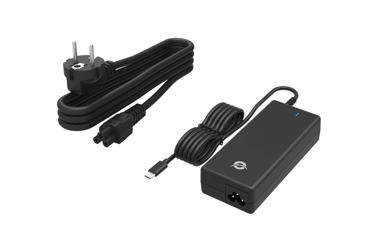 CONCEPTRONIC Ladegerät 1Port GaN USB-C  ÜSS 100WPD3.0/PPS sw