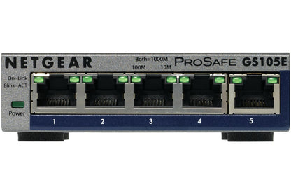 NETGEAR Switch 5x GE GS105E-200PES webmanaged