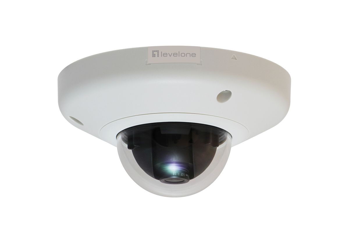 LevelOne IPCam HUBBLE Dome In 3MP/H.264/ 2.9W/PoE/IP68