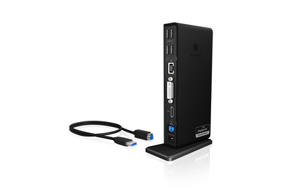 Dockingstation IcyBox USB 3.0 -> USB3.0/HDMI/DVI/LAN/3.5 retail