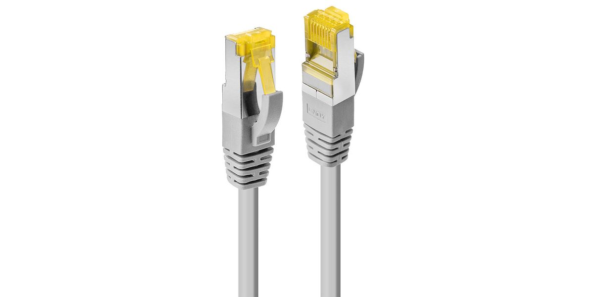 LINDY Patchkabel Cat6A S/FTP LSZH Cat7 Rohkabel grau  10m