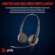 Poly Blackwire 3225        Stereo            USB-C/A/3,5mm