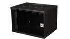 Equip 19" Wandgehäuse Glastür ECO 540x400mm       7U schwarz