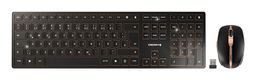 CHERRY DW9100 Wireless SLIM Maus&Tastatur DE schwarz/bronze