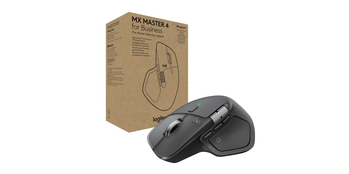 Logitech Wireless Mouse MX Master 4 f. Business graphite