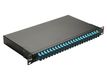 Equip LWL-Spleißkasten 24-Port LC-Duplex OM3 1U komplett  sw