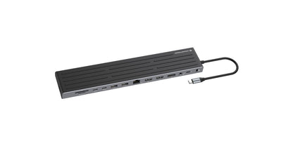 CONCEPTRONIC 14-1 Dock USB-C->2xHDMI/DP/2xUSB-C/+    18cm sw