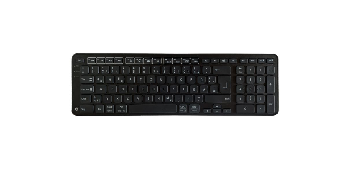 Contour Balance Tastatur wireless DE-Layout schwarz