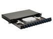 Equip LWL-Spleißkasten 12-Port SC-Duplex OS2 1U komplett  sw