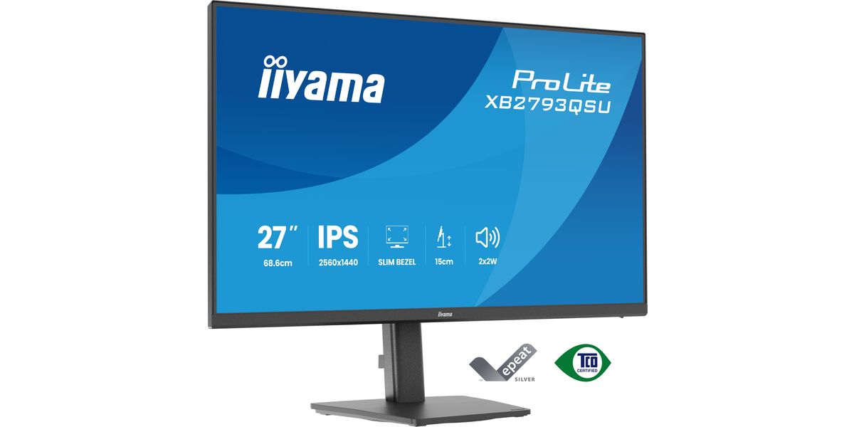 IIYAMA 68.6cm (27")   XB2793QSU-B1 16:9  HDMI+DP+2xUSB IPS