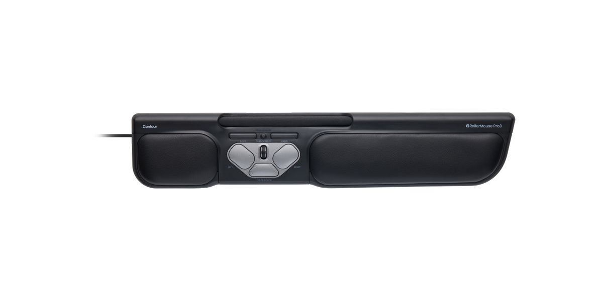 Contour RollerMouse Pro3 wired; USB-C + USB-A Adapter