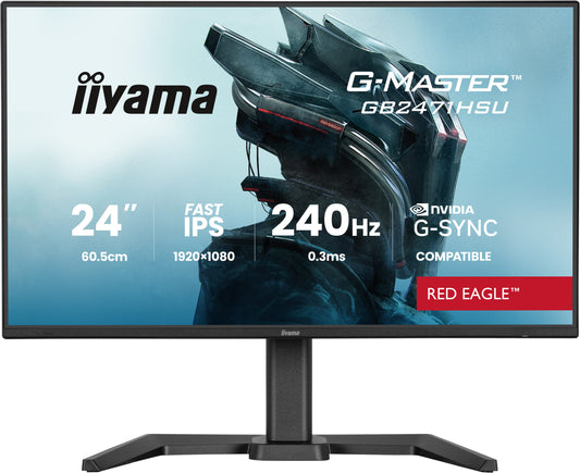 IIYAMA 60.5cm (24") GB2471HSU-B1 16:9 Οθόνη με IPS Panel