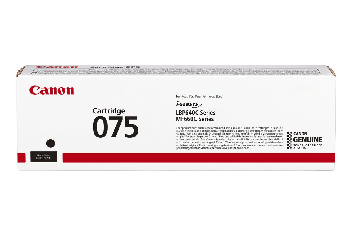Toner Canon 075 BK           black              1400 Seiten