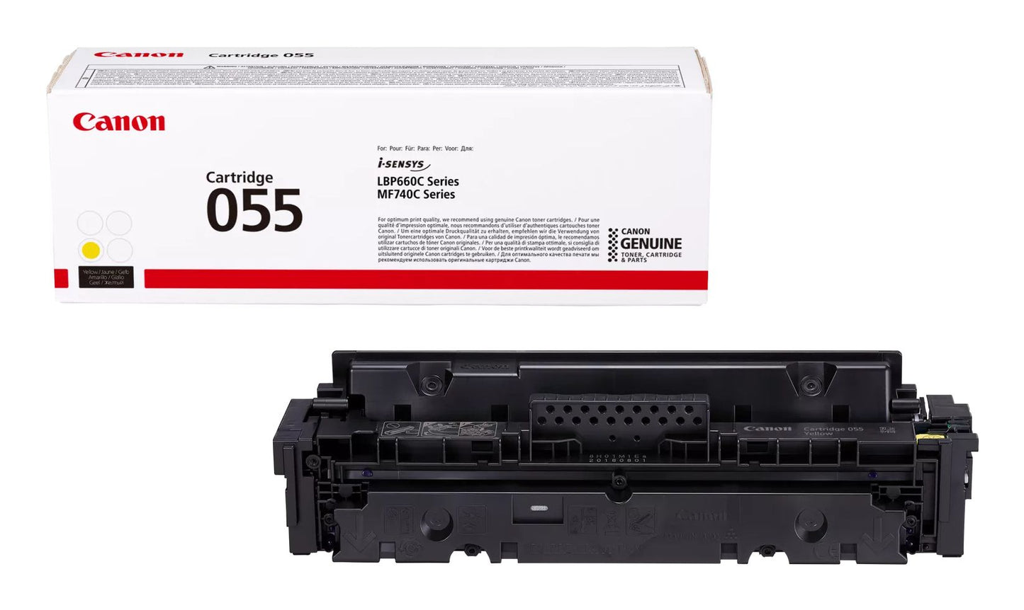 Toner Canon 055 Y - Κίτρινος - 2100 Σελίδες