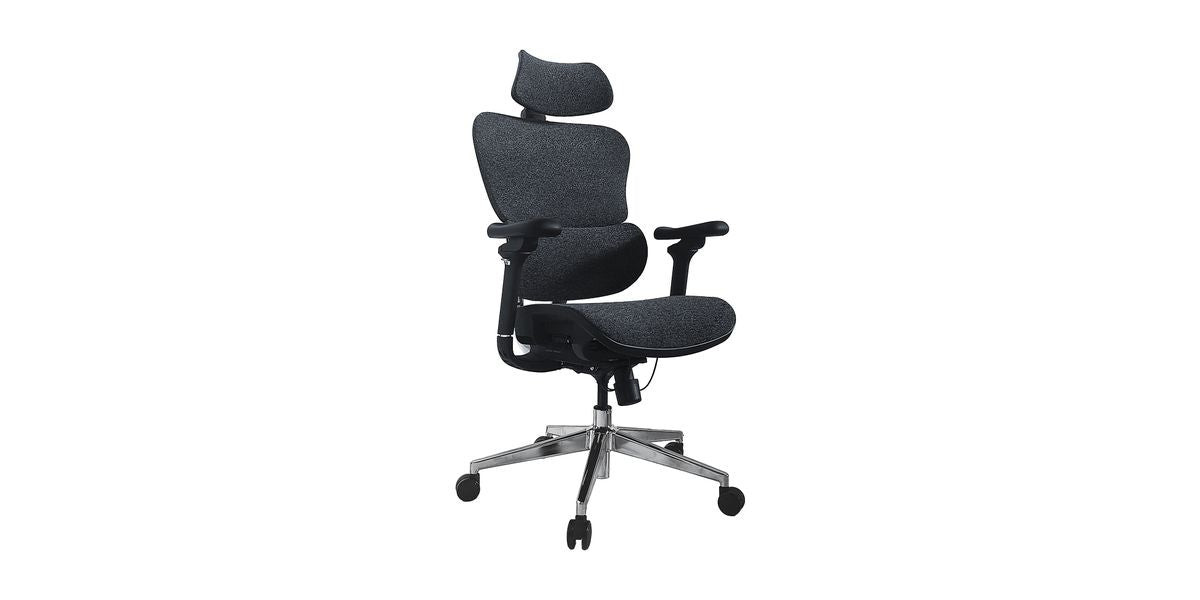 Equip Ergonomischer Bürostuhl+Kopf/Armstützen   blau/schwarz lite Retail