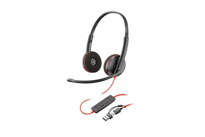 Poly Blackwire 3225        Stereo            USB-C/A/3,5mm