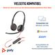 Poly Blackwire 3225        Stereo            USB-C/A/3,5mm