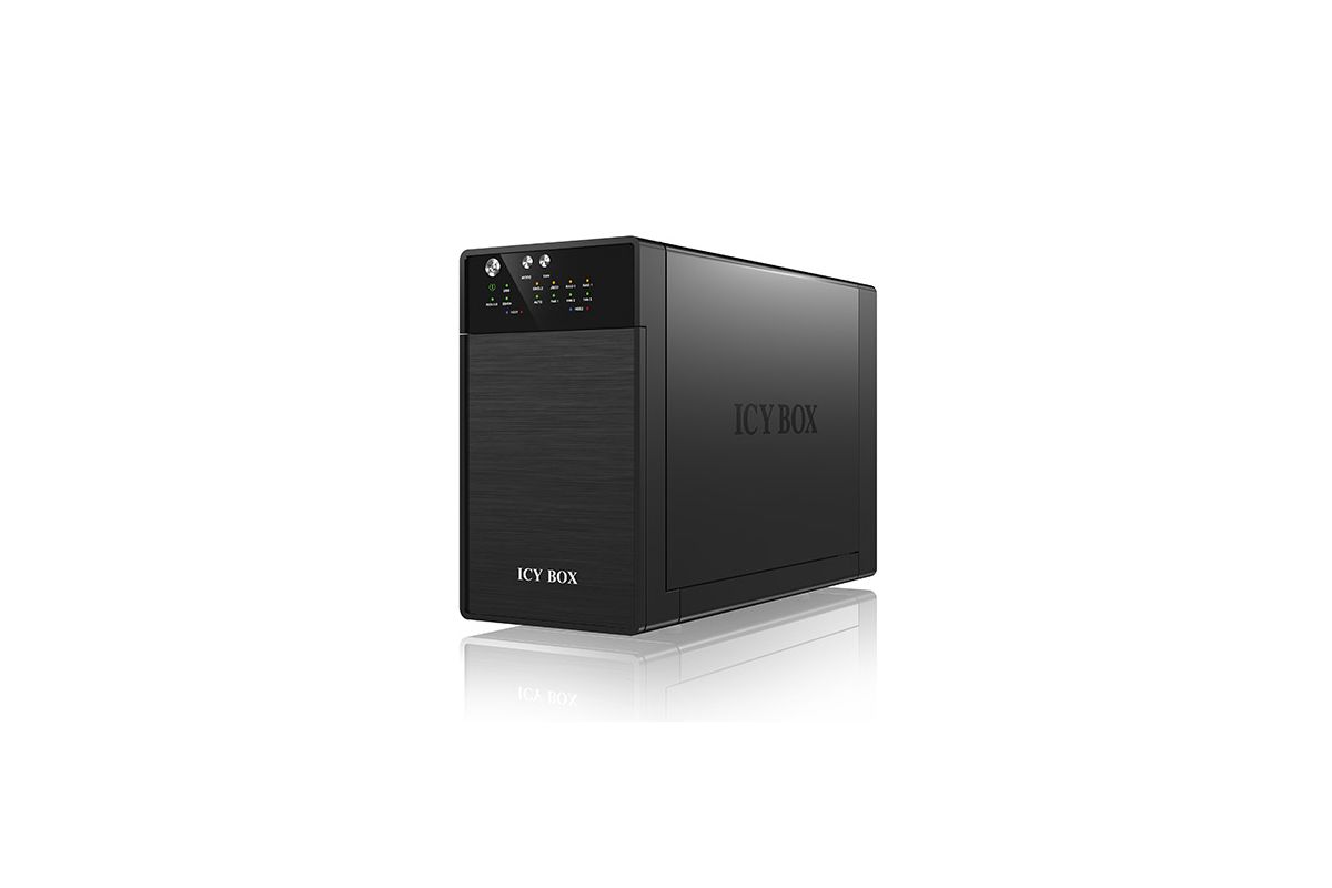 Geh. IcyBox USB 3.0/eSata 2x3,5" SATAI-III RAID