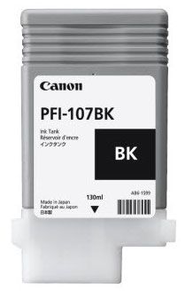 Κάρτα Εκτύπωσης Canon PFI-107BK Μαύρη