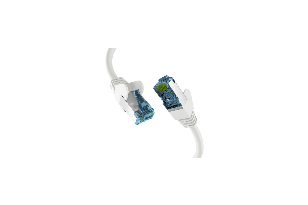 EFB RJ45 Patchkabel mit Cat7 Rohkabel 50.00m weiß