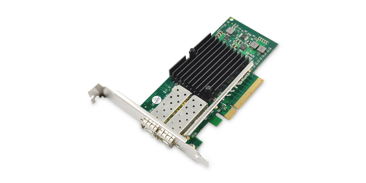 DIGITUS Netzwerkkarte SFP 2 Port 10G PCIe INTEL JL82599ES