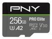 SD MicroSD XC Card 256GB PNY Pro Elite R100MB/s W90MB/s reta
