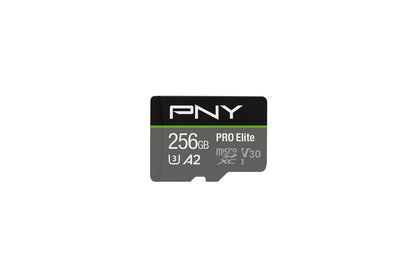 SD MicroSD XC Card 256GB PNY Pro Elite R100MB/s W90MB/s reta