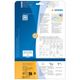 HERMA Etiketten transp. matt A4 48,3x25,4 mm Folie 1100 St.
