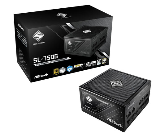 ASRock Steel Legend SL-750G 750W ATX 80+ Gold - Μαύρη Λιανική