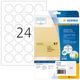 HERMA Verschlussetiketten transparent 40 mm Folie 600 St.