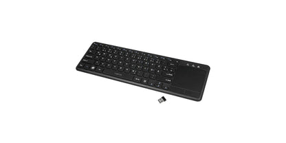 Logilink Tastatur Wireless mit Touchpad, 2,4 GHz, schwarz