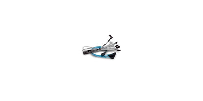 Broadcom Kabel 1x8 SFF-8654 to 2x4 SFF-8643 Mini-SAS HD 1m