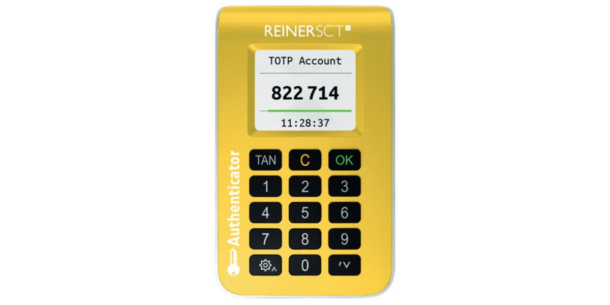 REINER SCT Αυθεντικοποιητής 2-Παραγοντικής Αυθεντικοποίησης. TOTP-Γεννήτρια
