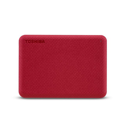 Toshiba 6.3cm 1TB USB3.2 Canvio Advance Κόκκινος Εξωτερικός Σκληρός Δίσκος