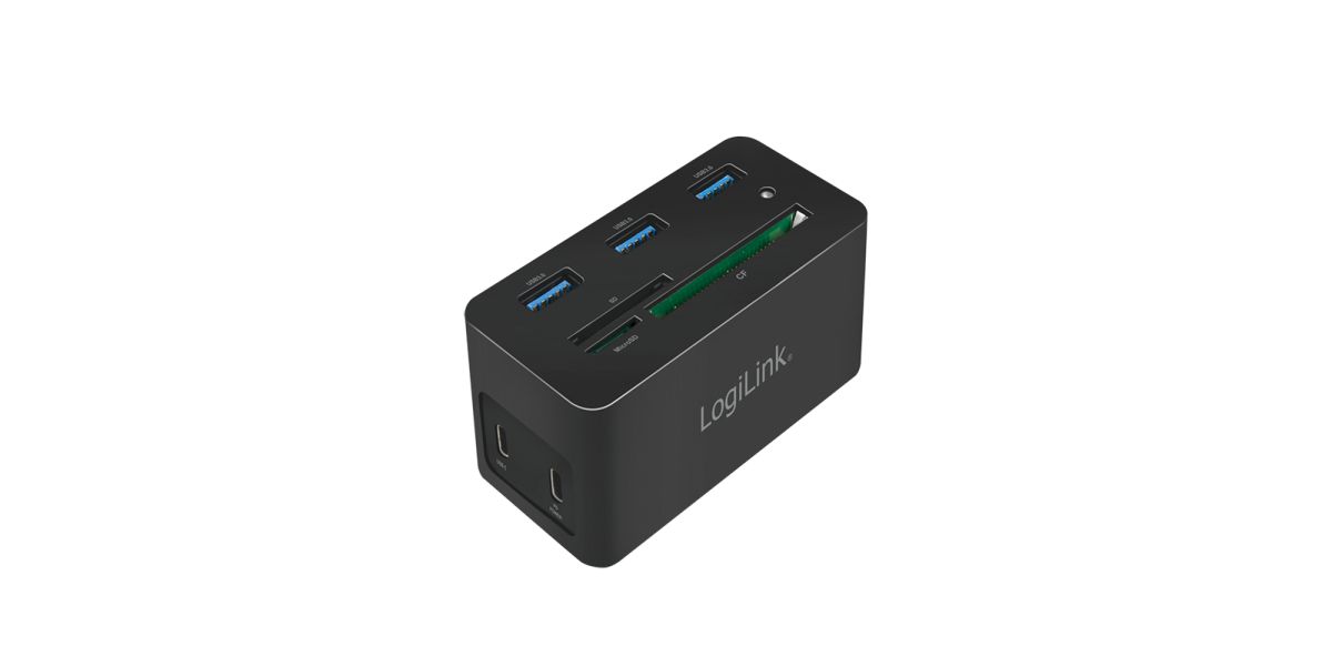 Logilink Dockingstation USB 3.2 (G1)  HDMI,10-Port,PD4,schw.