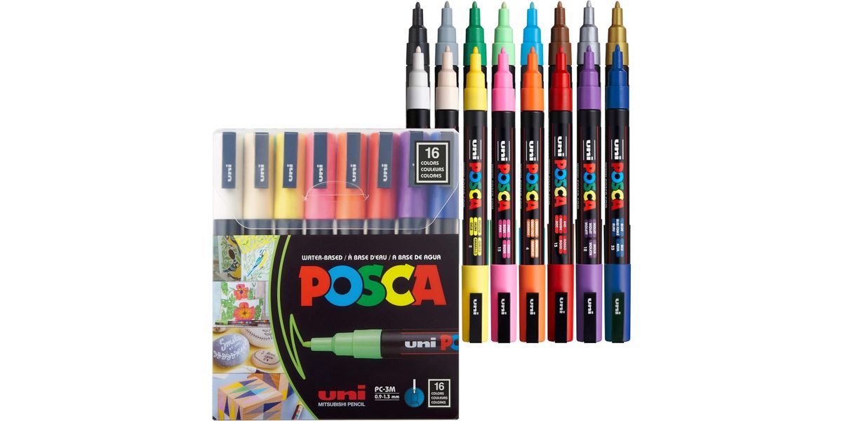 POSCA Marker UNI PC-3M 16er Set