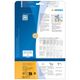 HERMA Typenschildetiketten A4 silb. 210x297 mm Folie 25 St.