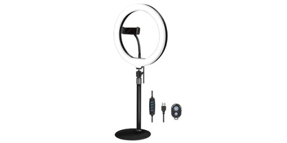 Logilink Smartphone-Ringlicht-Stativ m. Fernauslöser,DM 25cm