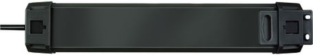 Brennenstuhl Premium-Line ÜSS 4fach schwarz *DE* 1,8m