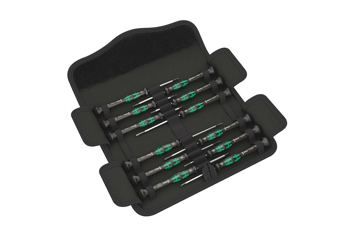 Wera Kraftform Micro Universal Elektr. Schraubendreher 12tlg