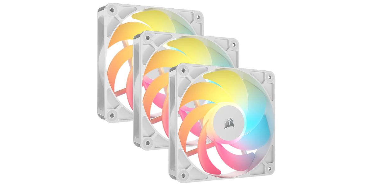 CORSAIR Lüfter 120*120*25 RS120-R White ARGB PWM Triple P.