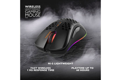 Deltaco Gaming Maus DM220 wireless, RGB, schwarz