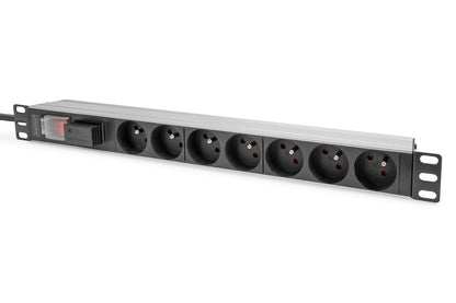 DIGITUS PDU 1U    7xCEE7/5   FR-Ausgänge 230V/16A schwarz