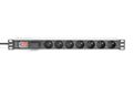 DIGITUS PDU 1U    7xCEE7/5   FR-Ausgänge 230V/16A schwarz