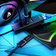Sharkoon USB-Hub 3xUSB3.2 1xRJ45 45cm Kabel Aluminium schwar