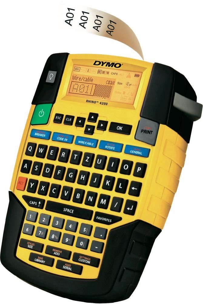 DYMO Rhino 4200 - Κωδικοί Ανελκυστήρα 6/9/12/19mm Qwertz