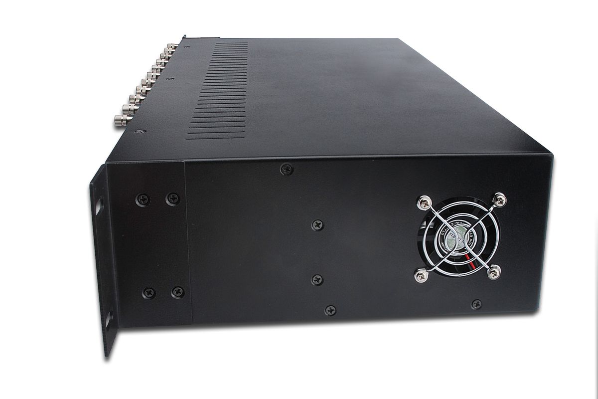 DIGITUS Medienkonverter Chassis 2HE 14-Slots schwarz