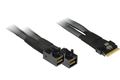 Inter-Tech Kabel SFF 8654-8x - SFF 8643-2x 0,75m