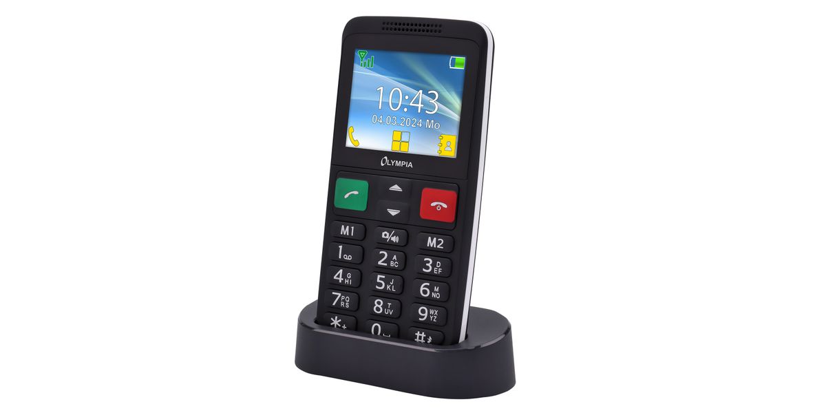 Olympia Mobiltelefon LUX                 Großtasten  schwarz