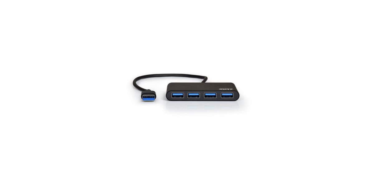 Port USB Hub 4 Port 3.0 5Gbps Verteiler Adapter